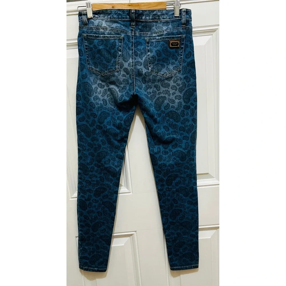 Michael Kors Women's Blue‎ Paisley Print Denim Jeans Size 2